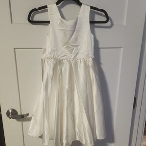 Elegant White Flower Girl Dress